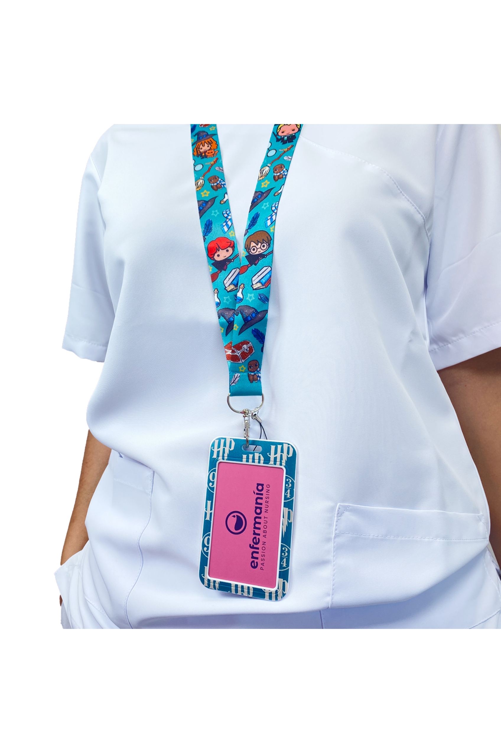 Enfermania Accesorios Science tour de cou porte-badge imprimé