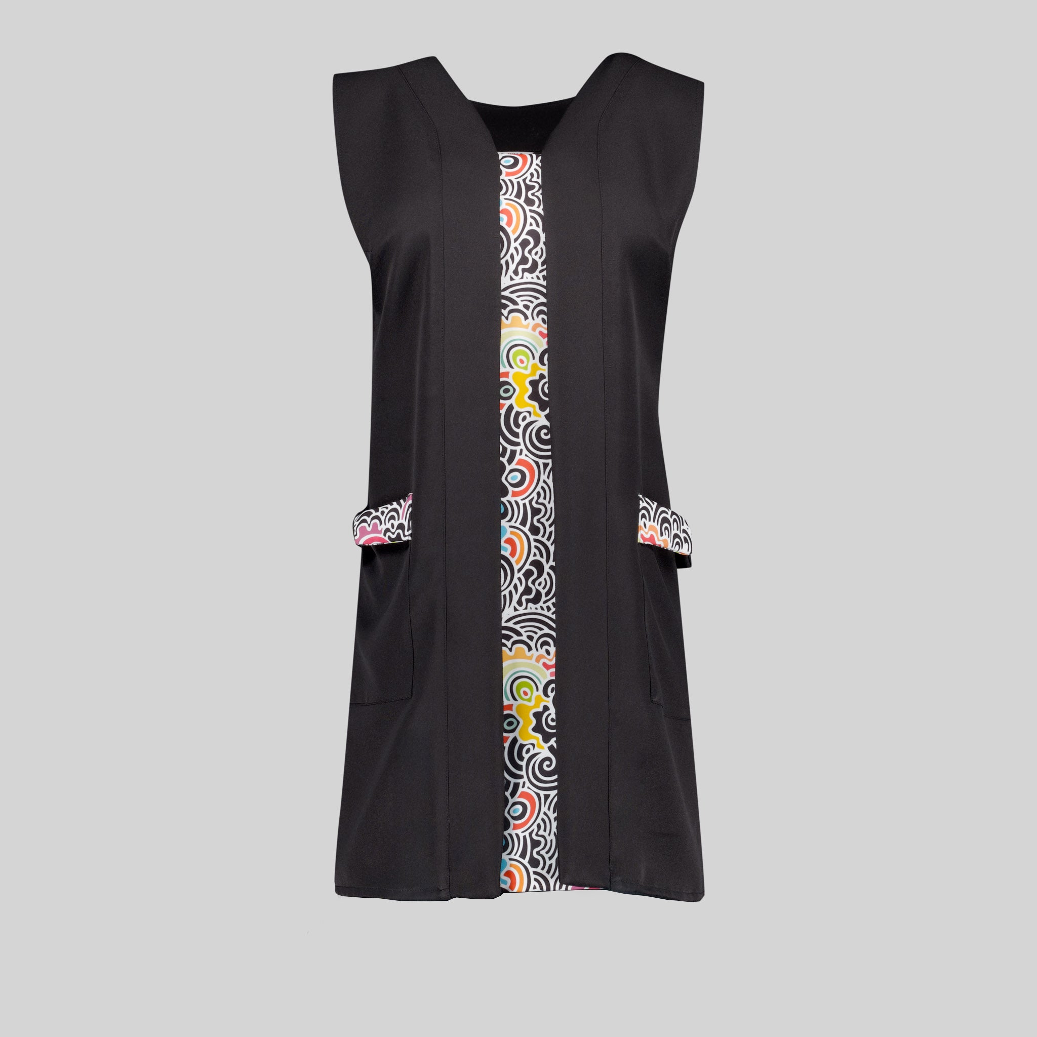 Gary's Nenúfar chasuble noire imprimé taille unique