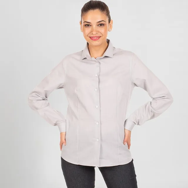 GARY'S Carina Shirt chemise travail femme blanche polyester coton