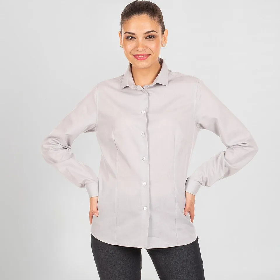 GARY'S Carina Shirt chemise travail femme blanche polyester coton