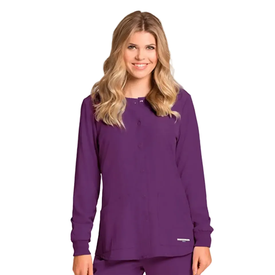 Enfermania Ropa veste médicale femme aubergine stretch XS-L