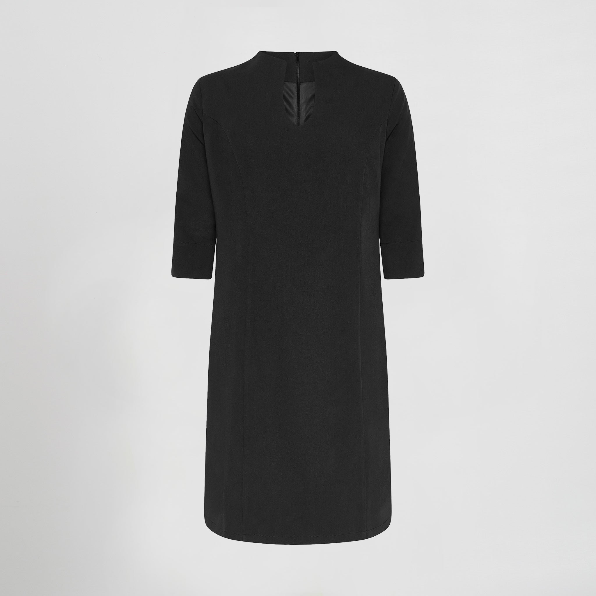 GARY'S Trivial robe travail femme noire manches 3/4