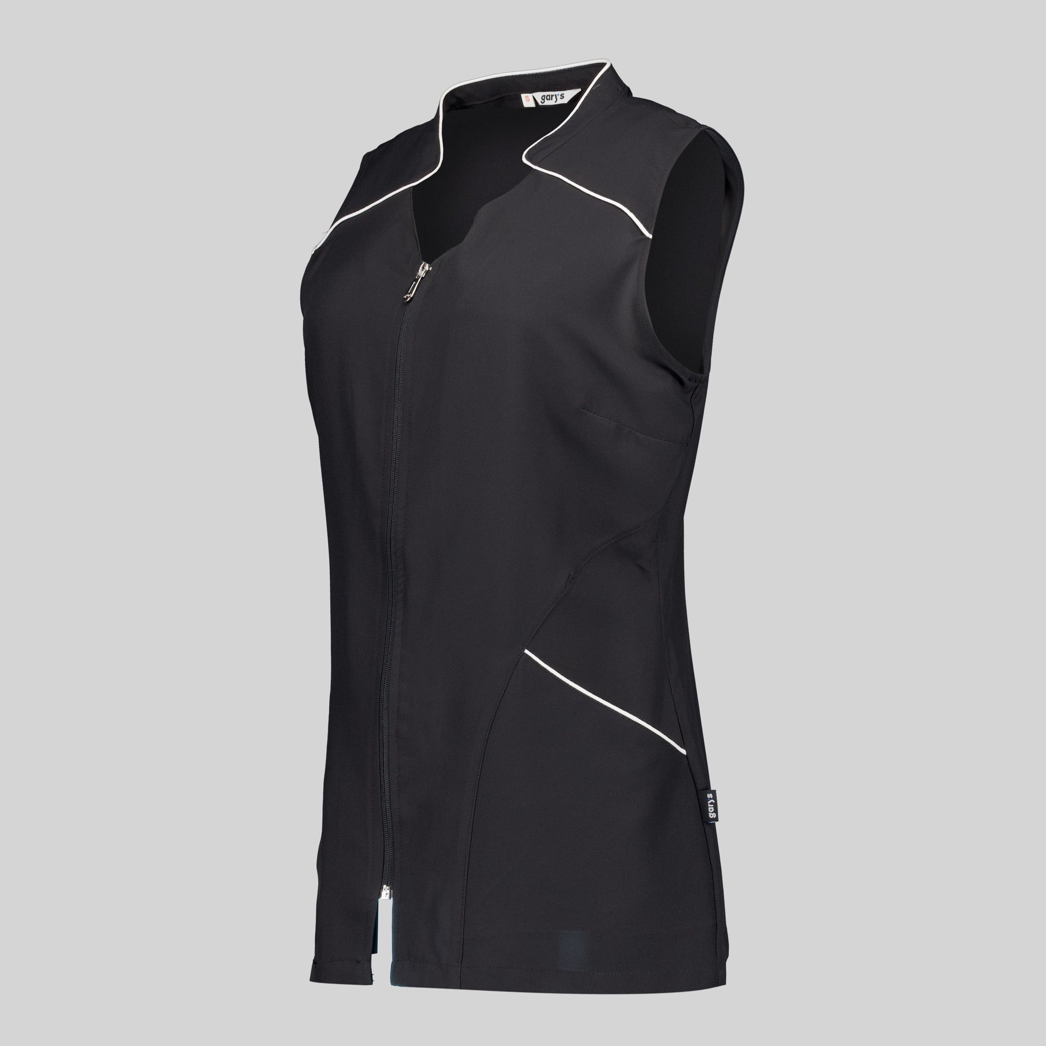 Gary's Begonia blouse travail femme blanche sans manches