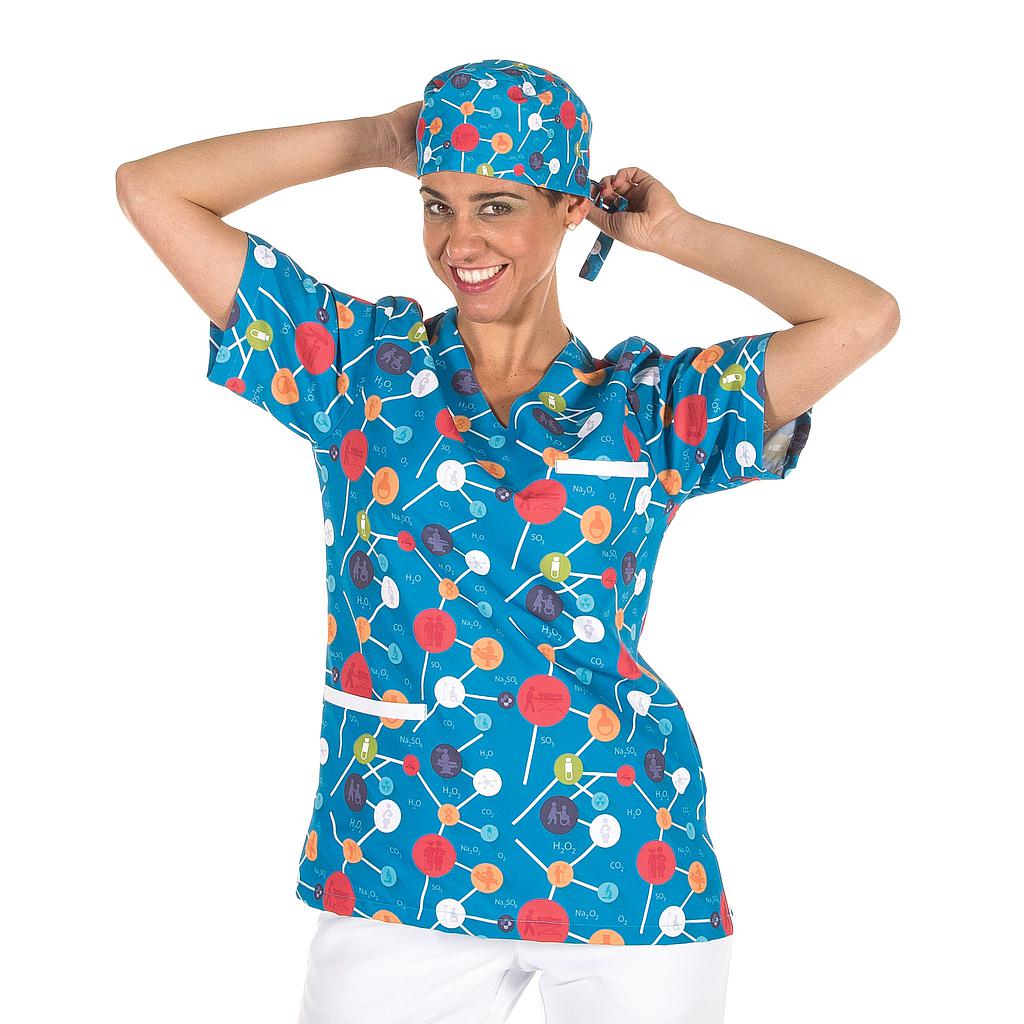 Gary's Berta Tunique Médicale Unisexe Motif Dental Microfibre