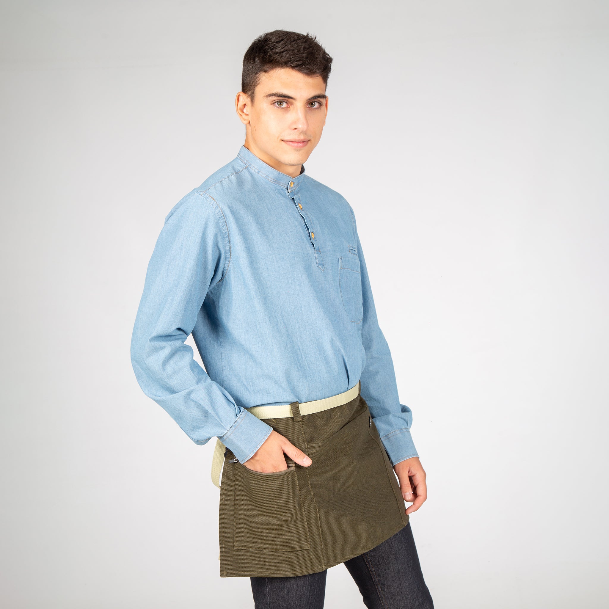 Gary's Aprons tablier court 35x67 cm rouge