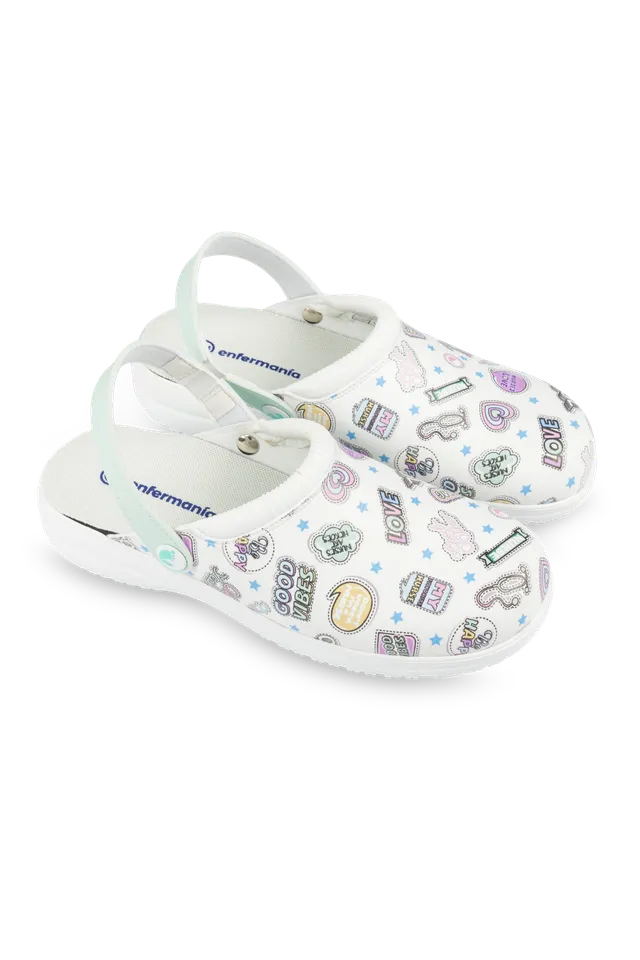 Enfermania Stickers Sabots Médicaux Vegan Taille 38