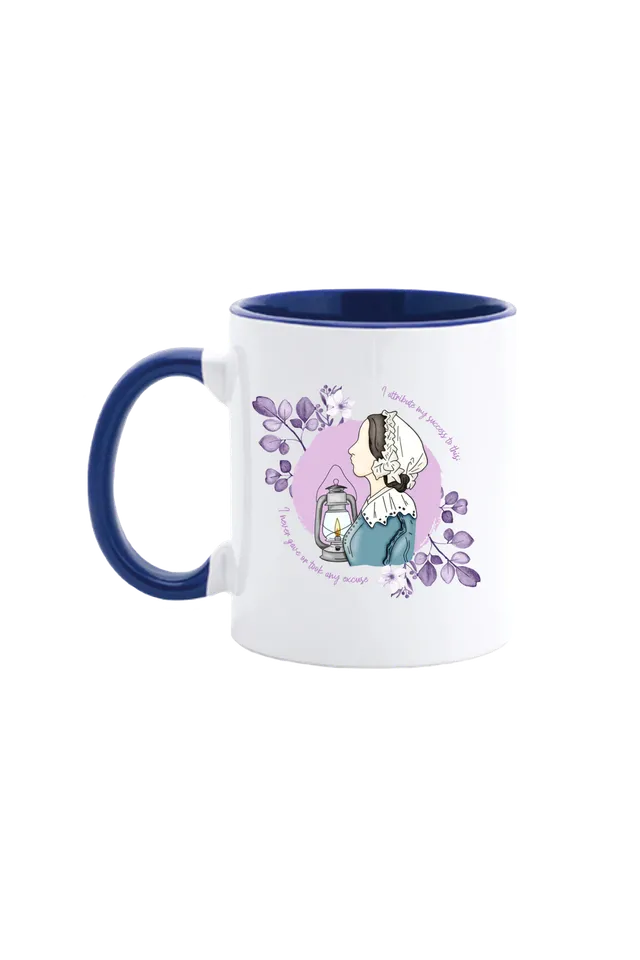 Enfermania Nightingale tasse céramique bleu marine 350 ml