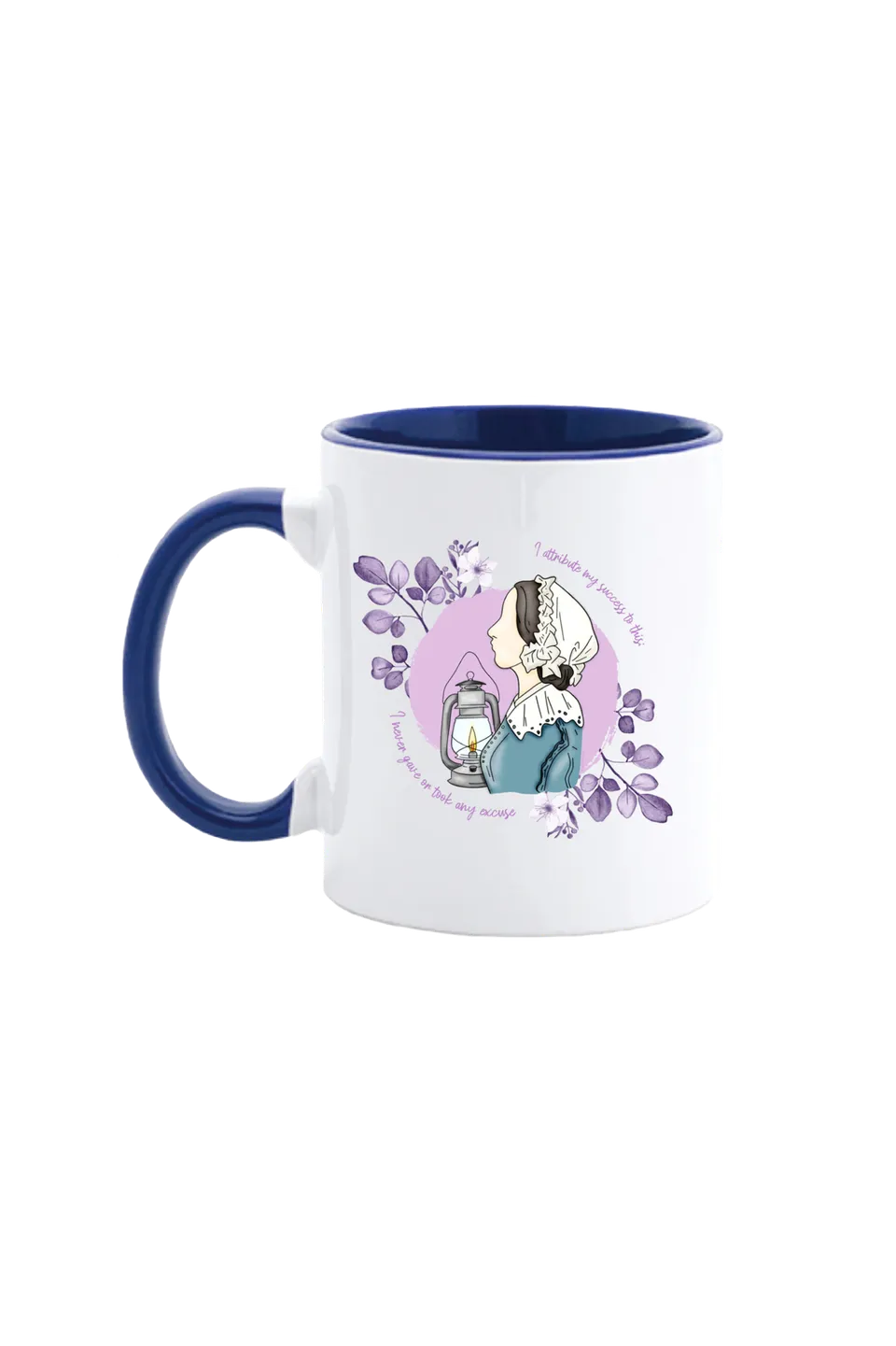 Enfermania Nightingale tasse céramique bleu marine 350 ml