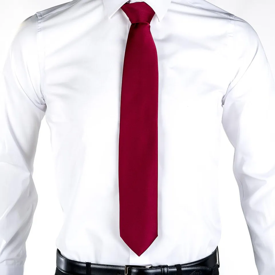 Gary's Add-Ons Tie Knotless cravate satin noir TU