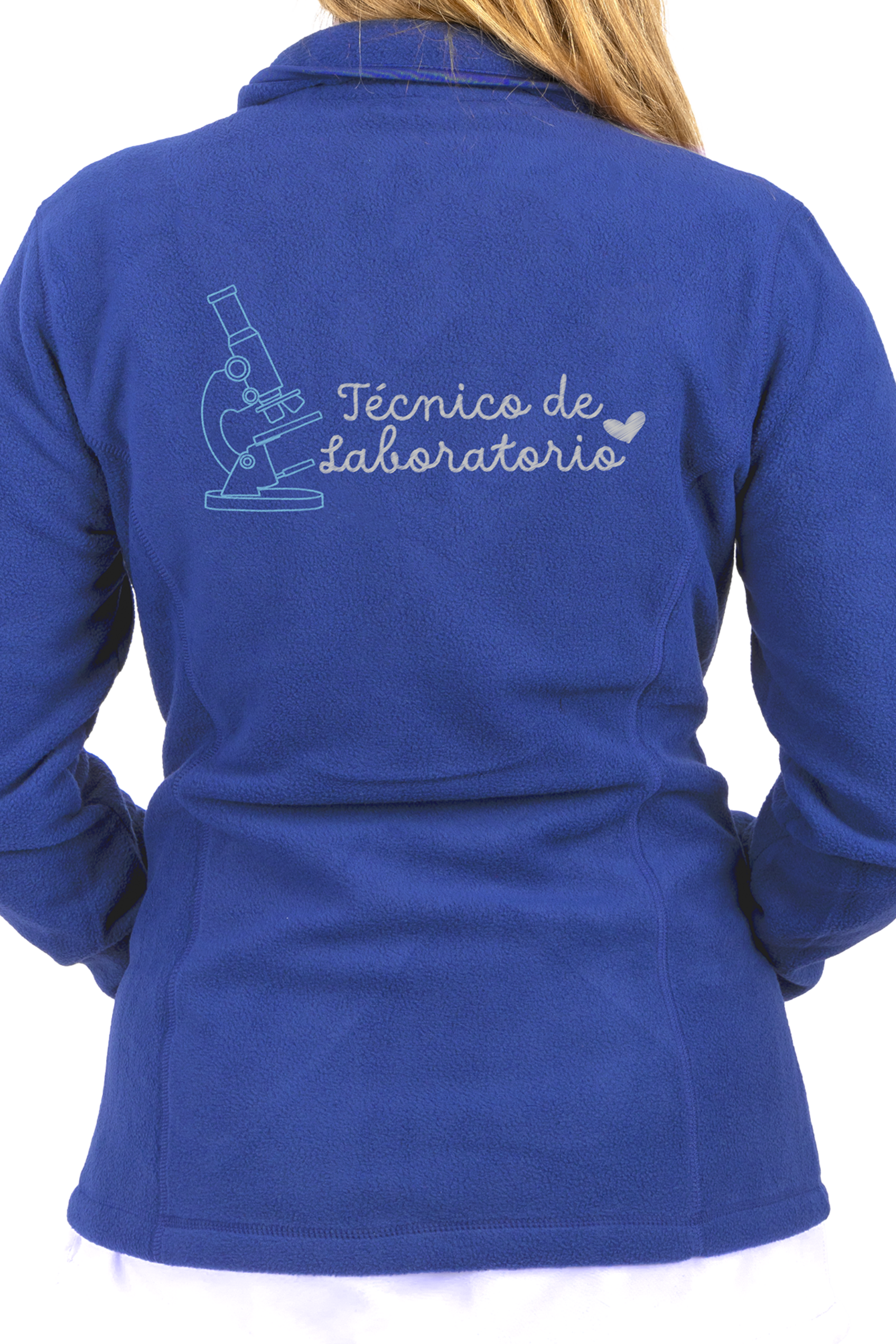 Enfermania Ropa Polaire Médicale Femme Bleu Klein Technicienne Labo