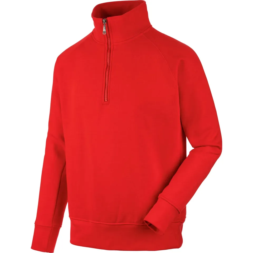 Würth MODYF Job+ Sweat 1/4 Zip Rouge XS Vêtement de Travail