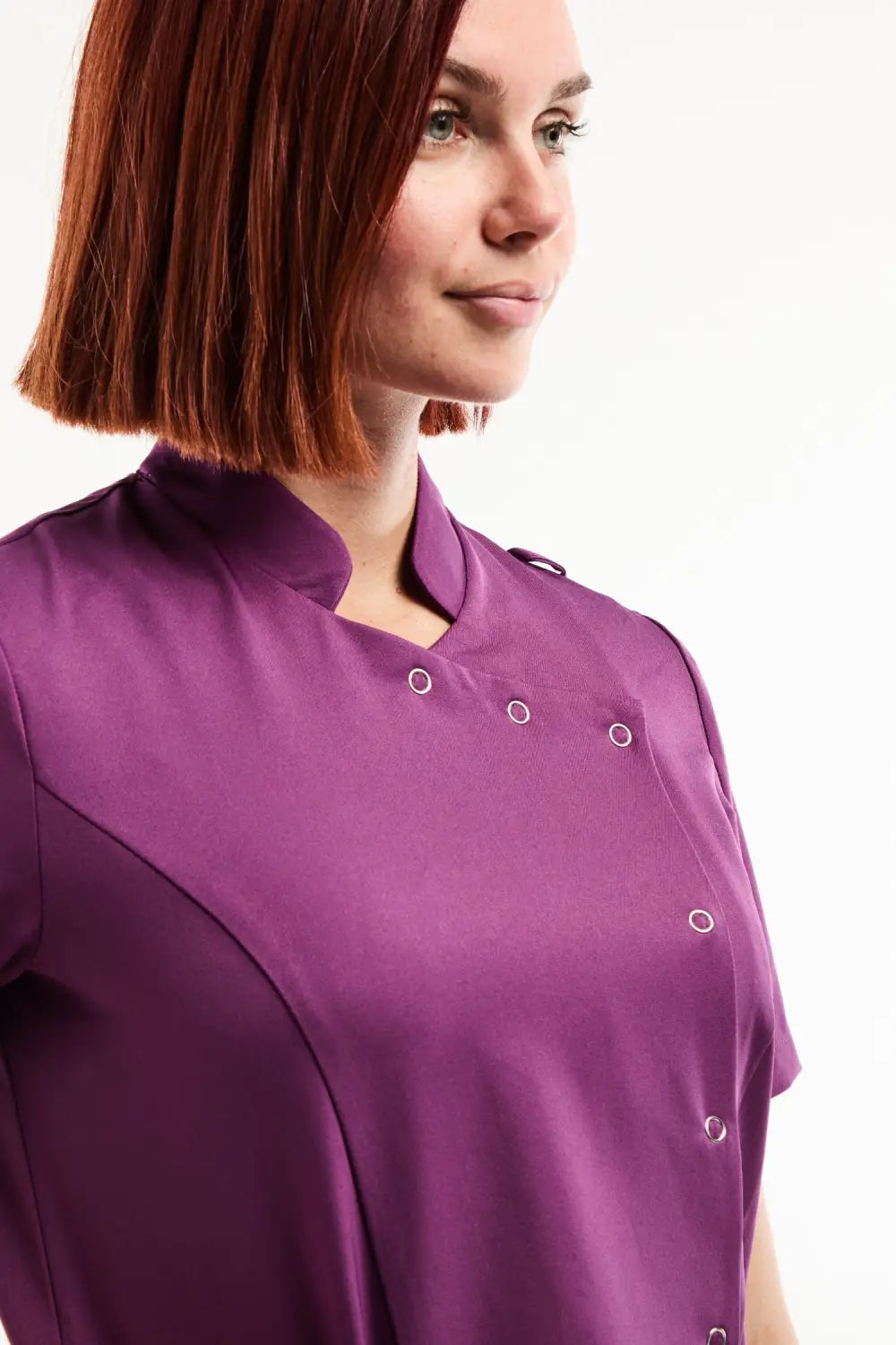Aelin Aurelia Blouse Médicale Femme Mauve Stretch