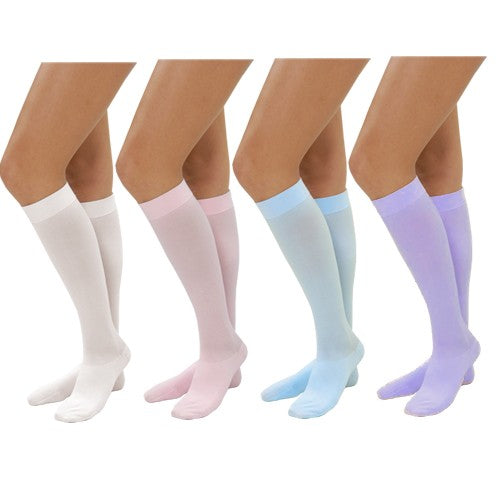 Enfermania Ropa chaussettes compression bleu ciel S-XL
