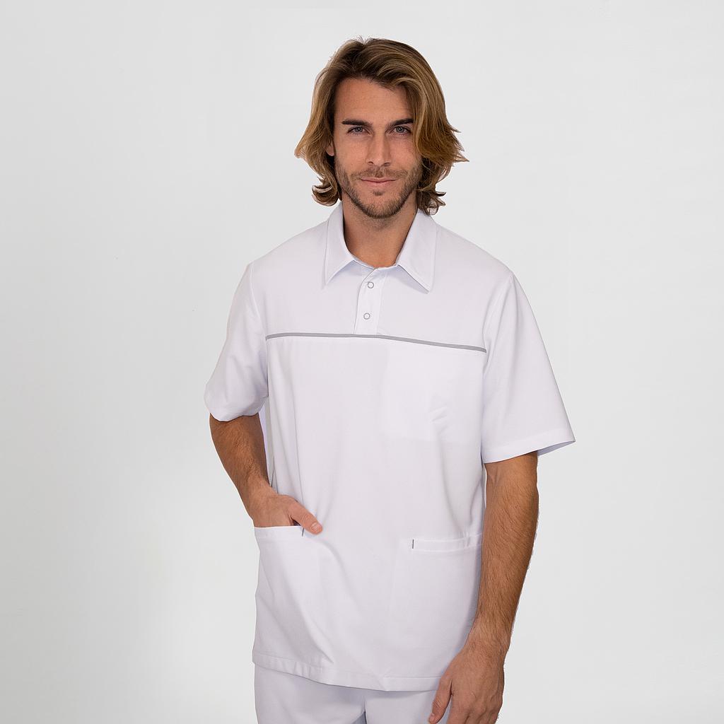 Gary's Polo polo Javier homme slim fit blanc