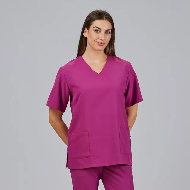 GARY'S Nerea blouse médicale unisexe noire col V