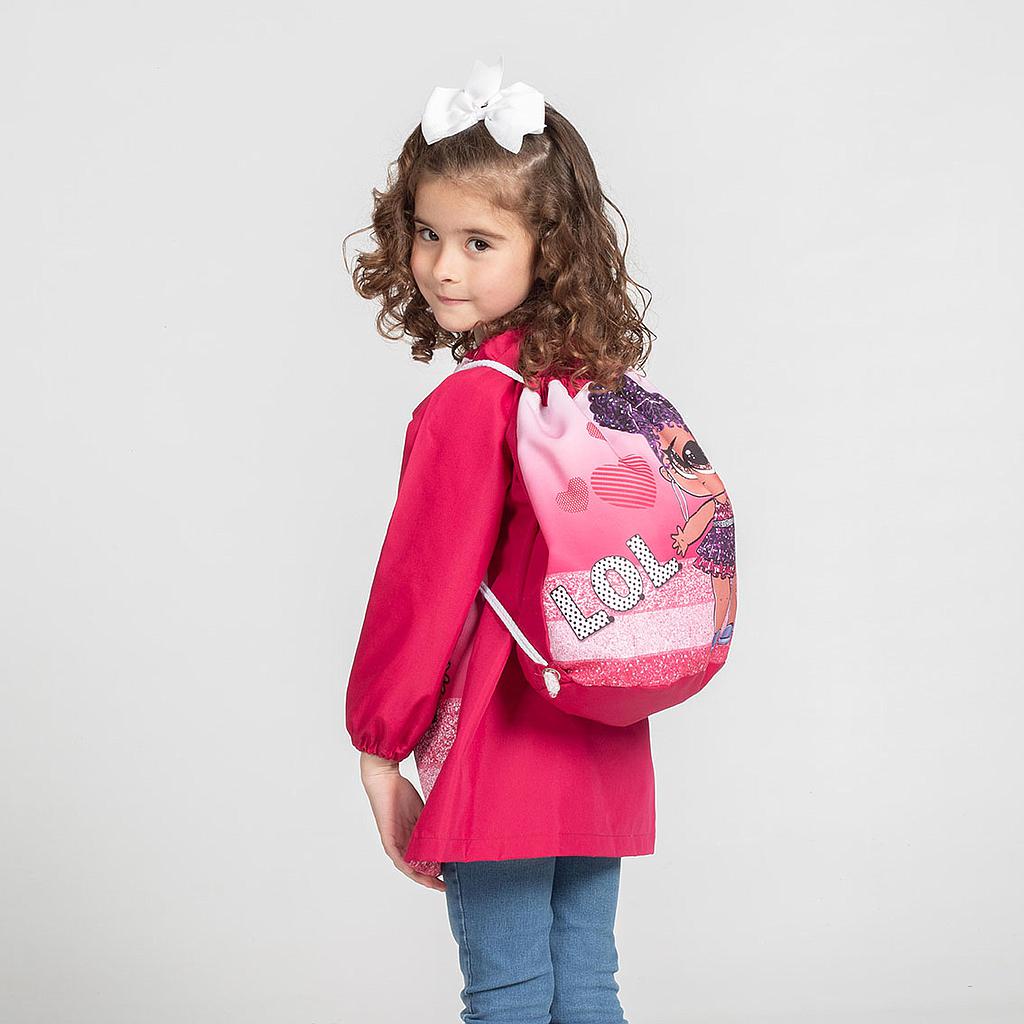 Gary's L.O.L. sac école enfant fuchsia 34 cm