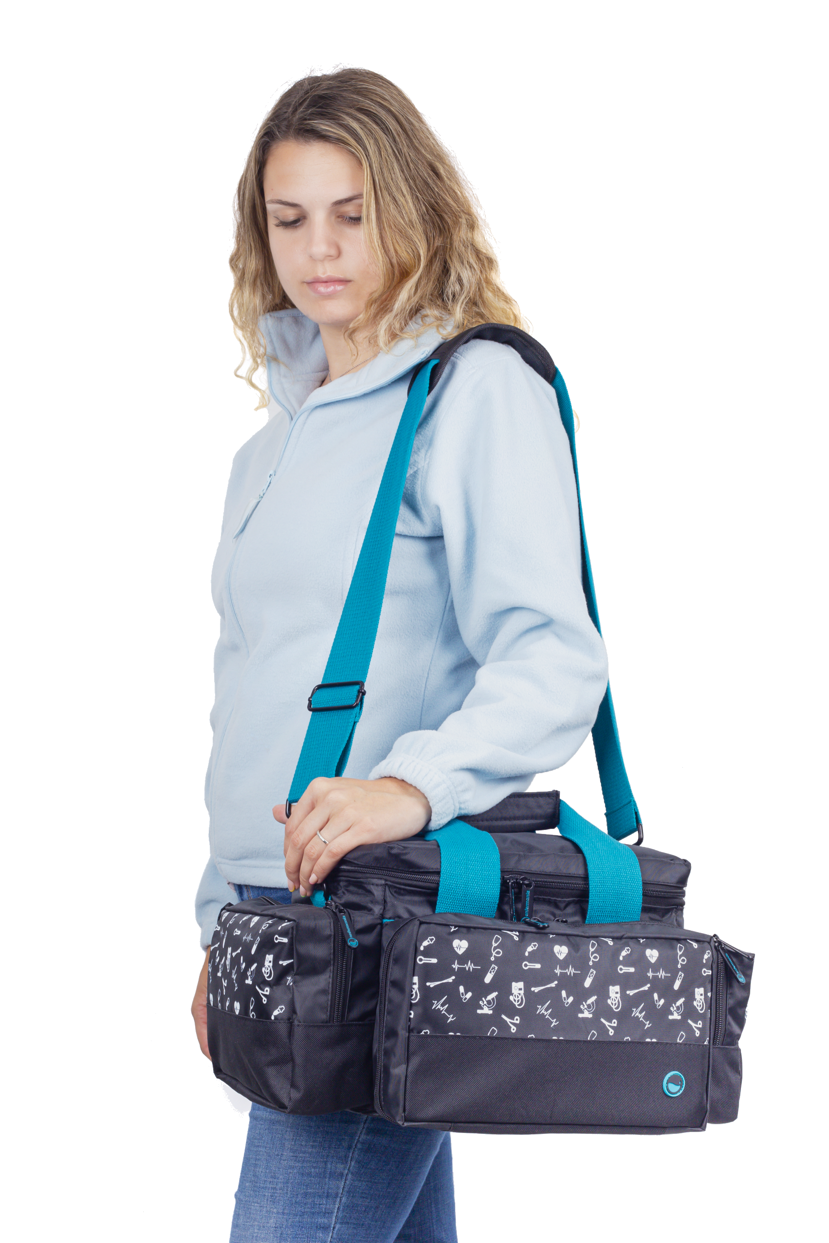 Enfermania Black Collection sac médical noir 21,6 L