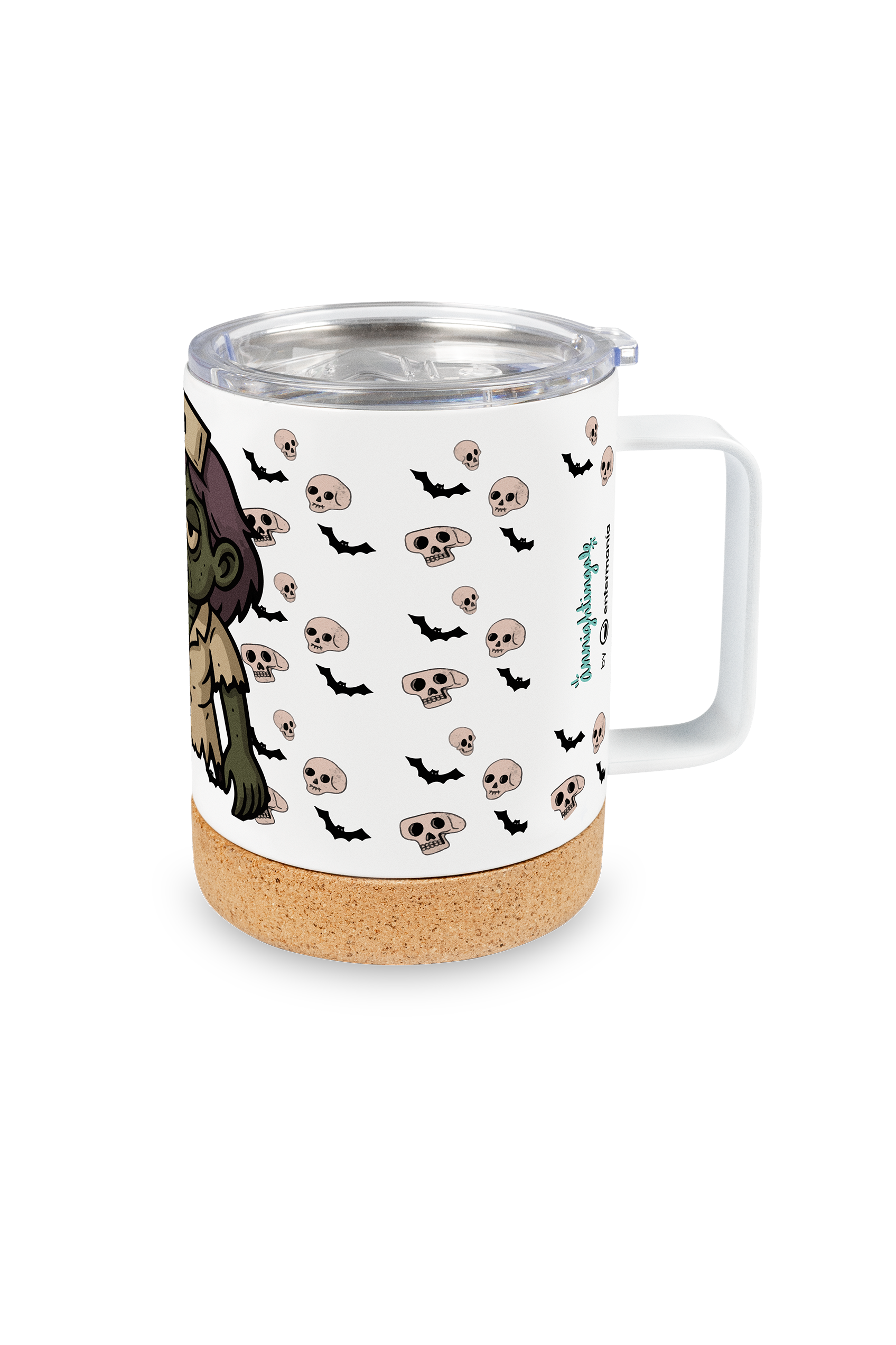 Enfermania Regalos mug isotherme 330 ml halloween inox