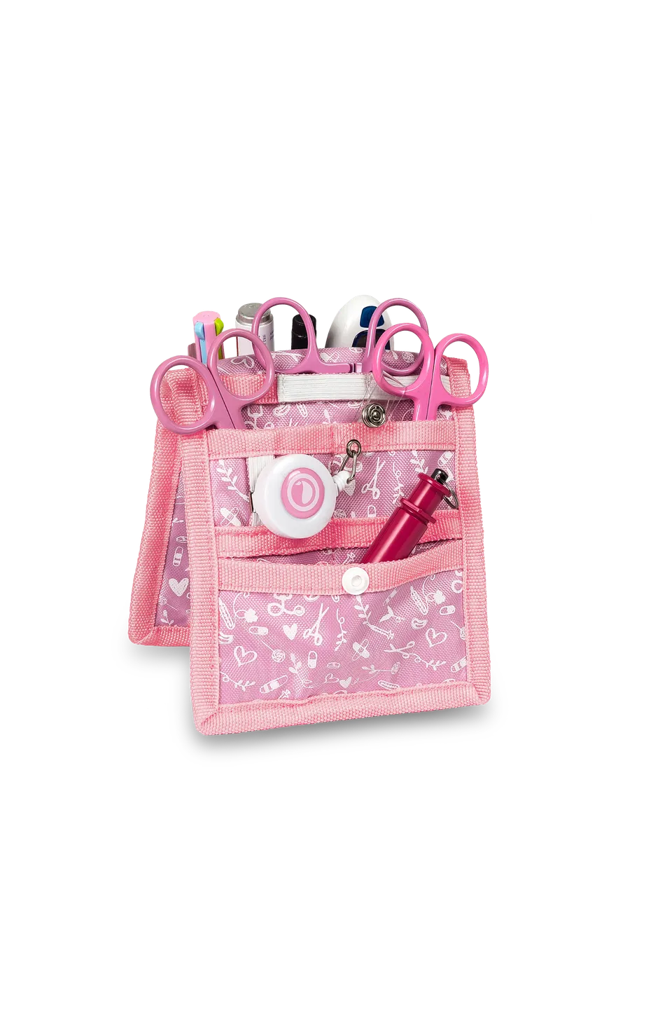 Enfermania Sweet organisateur de poche rose + porte-ciseaux