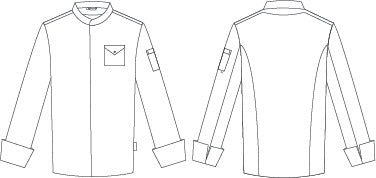 GARY'S Tactical veste cuisine unisexe sable microfibre