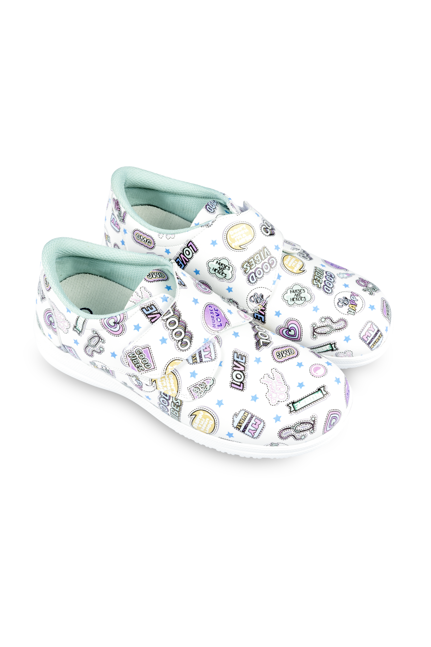 Enfermania Calzado Chaussure Médicale Velcro Vegan Stickers 36-42