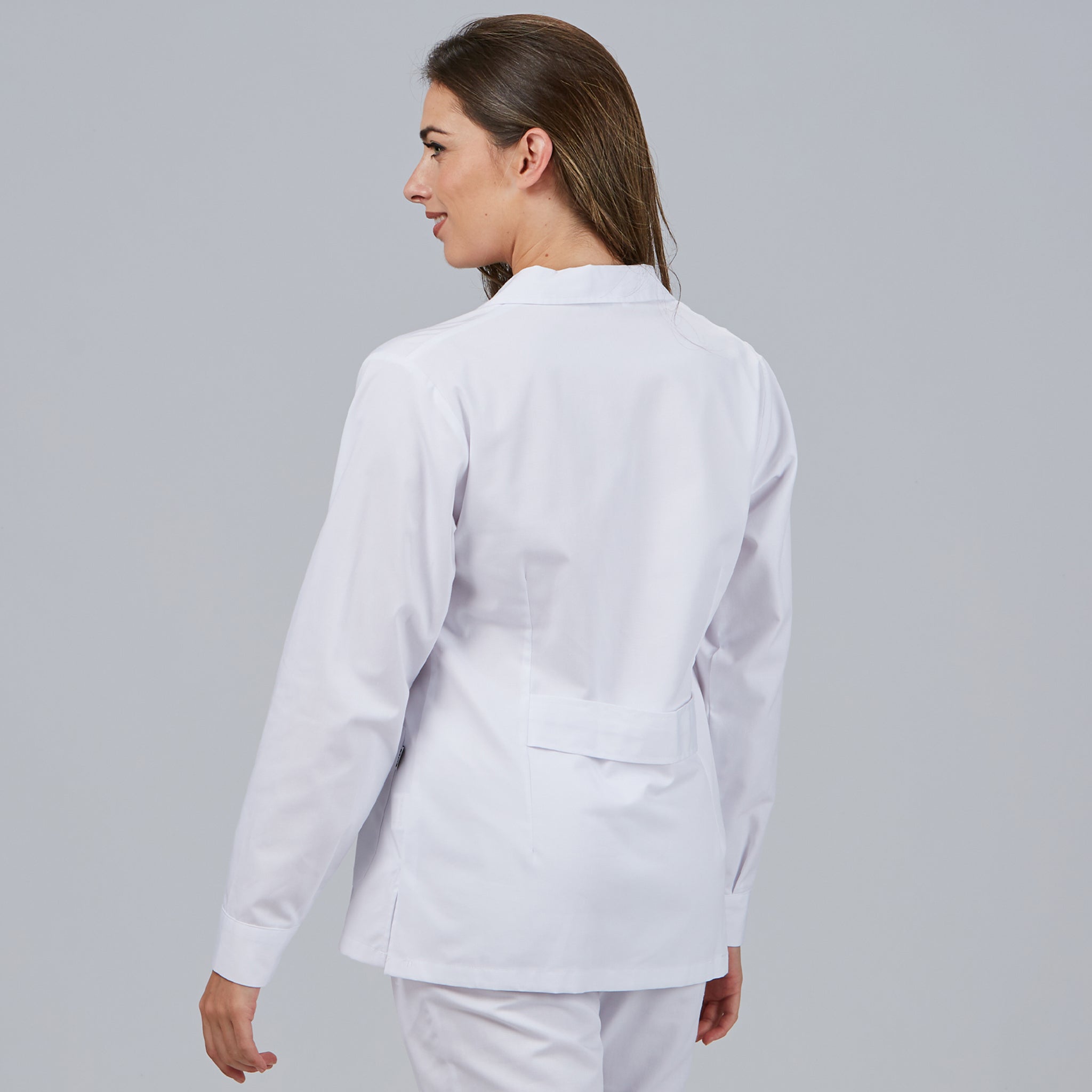 Gary's Scrub blouse femme blanche manches longues 71 cm