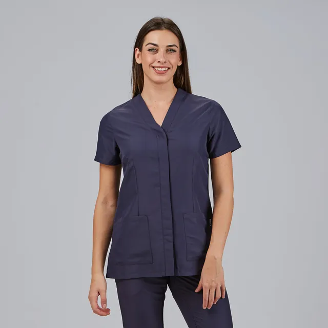 GARY'S Sonia Blouse médicale noire microfibre