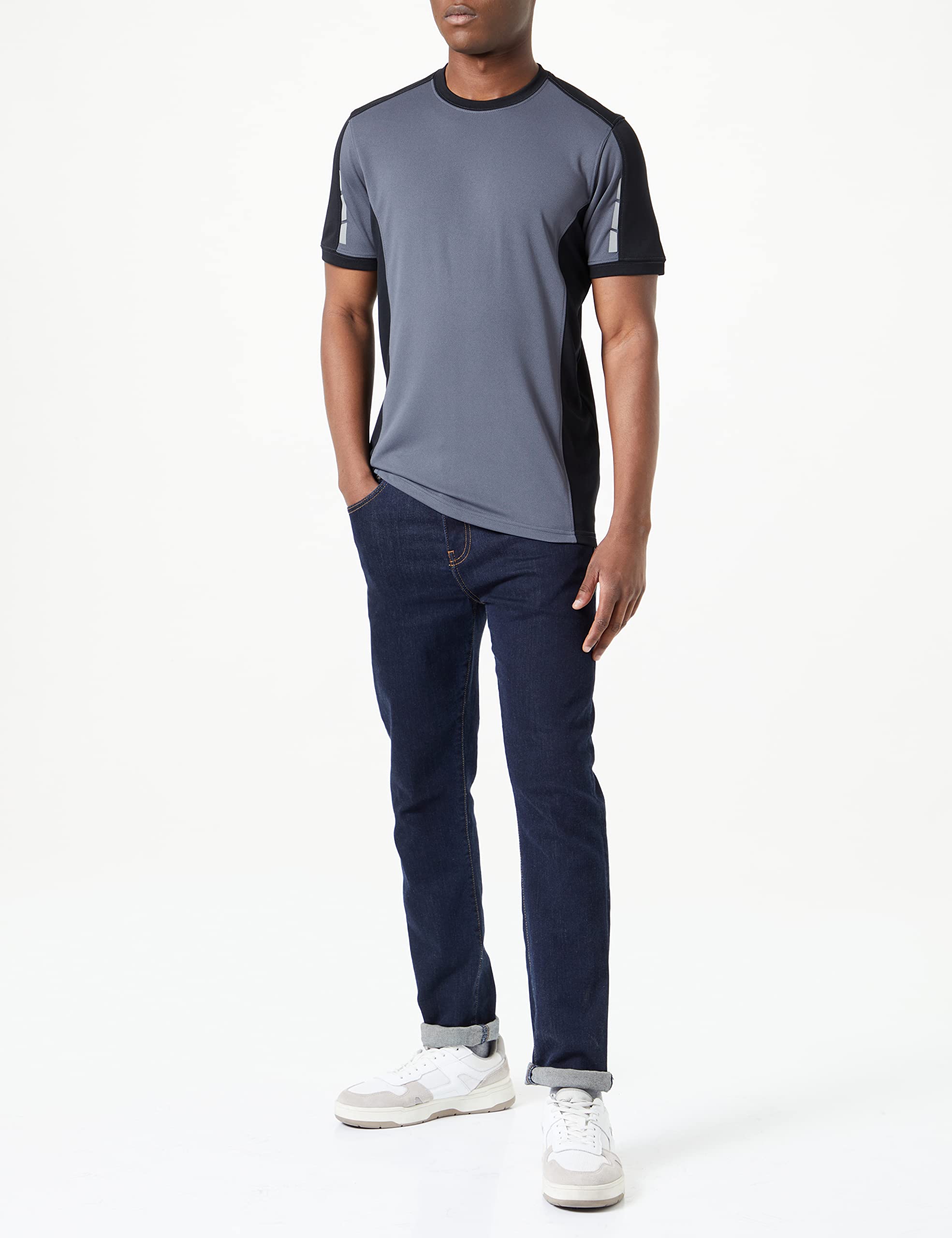 Dickies Pro Tee T-shirt homme gris/noir S polyester