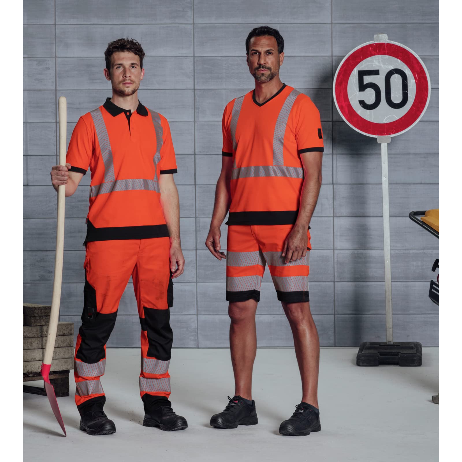 Würth MODYF Fluo tee-shirt travail orange haute-visibilité 4XL
