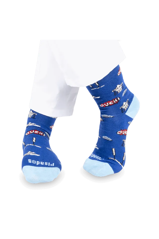 Enfermania Ropa chaussettes mi-mollet Fisio coton 36-40