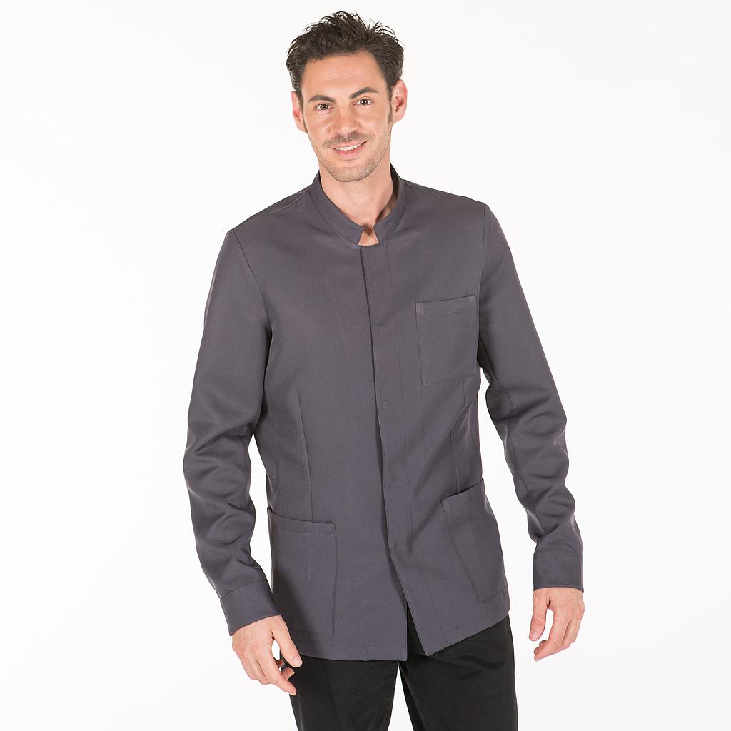 GARY'S Arcas veste homme polyester noir col mao