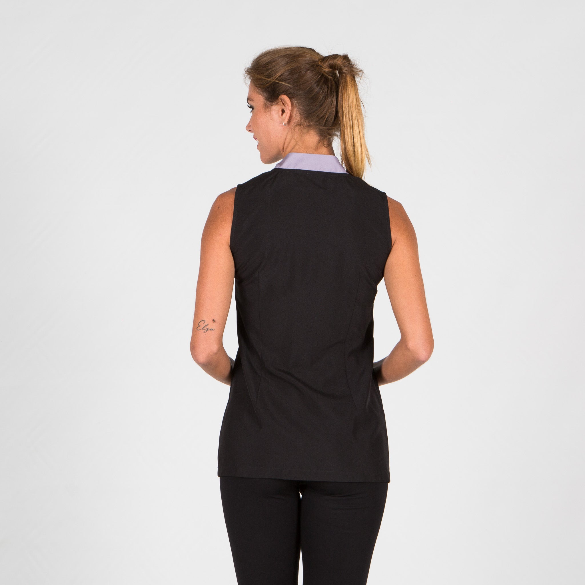 Gary's Petunia Tunique femme blouse noire XS polyester