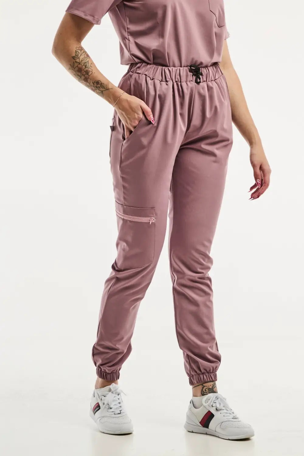Aelin Slimfit New Rose pantalon médical stretch 3 poches