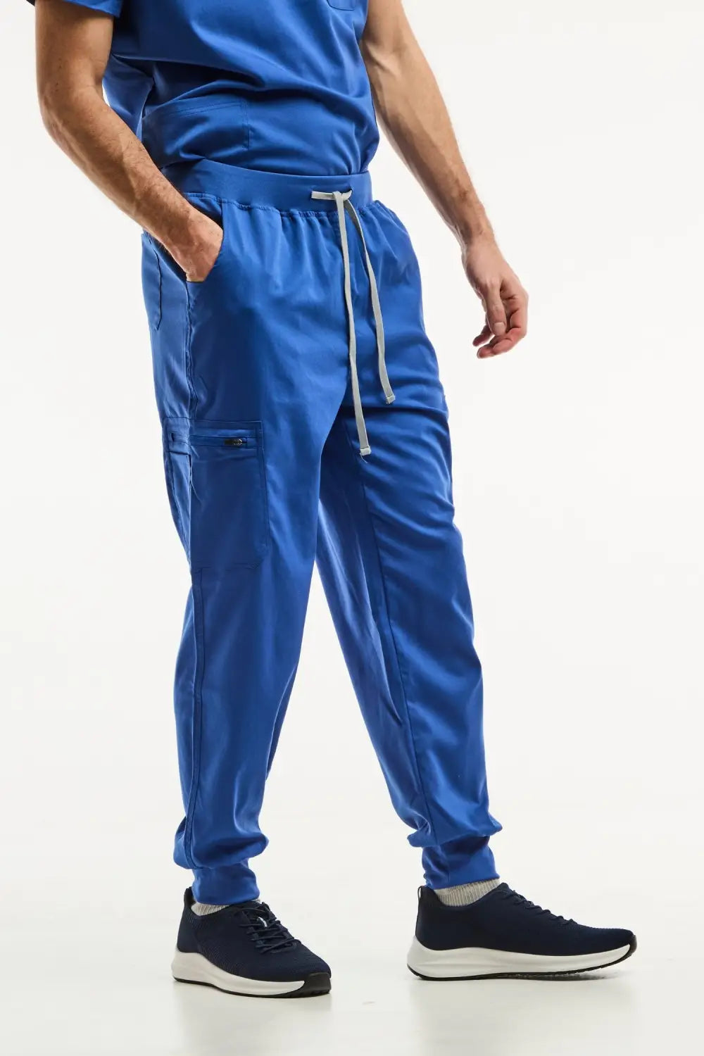 Aelin LUCA pantalon médical homme bleu roi jogger