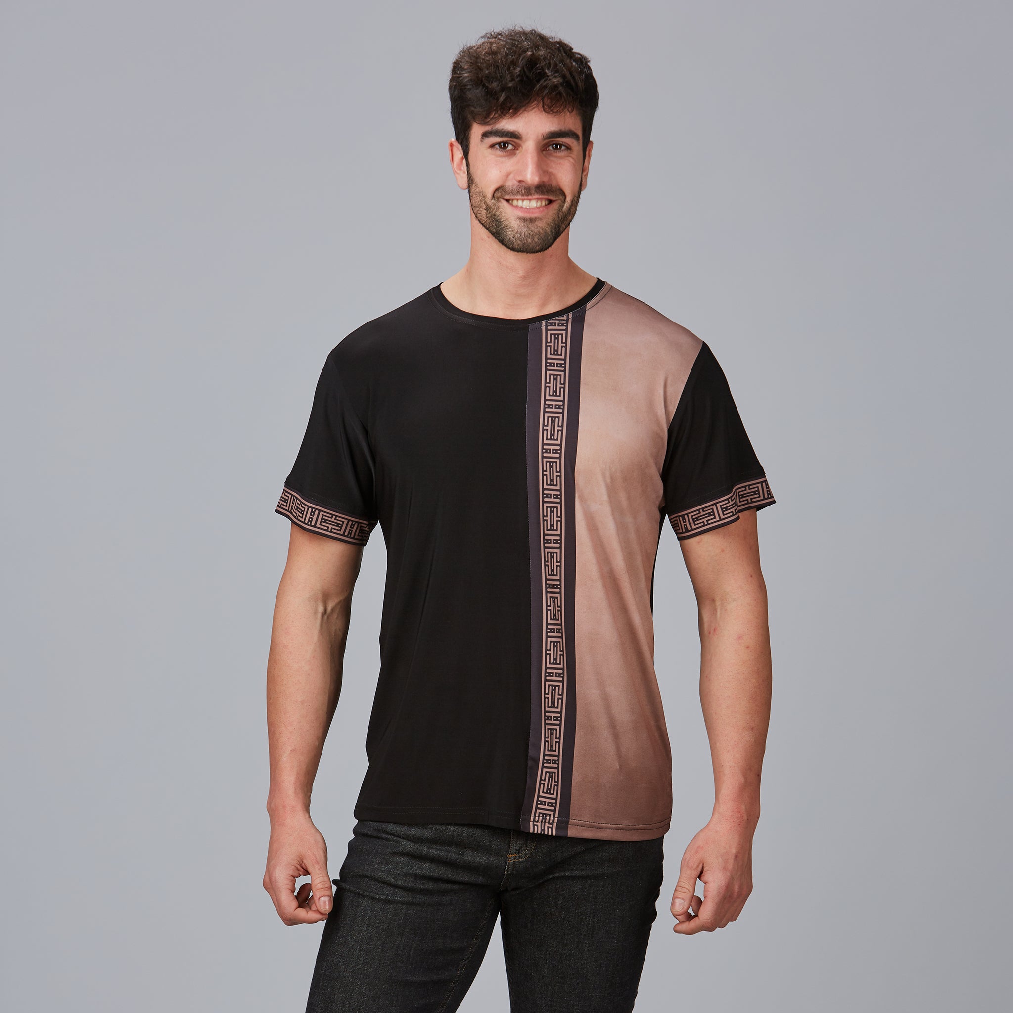 Gary's Brezo T-Shirt Travail Noir Manches Courtes Stretch
