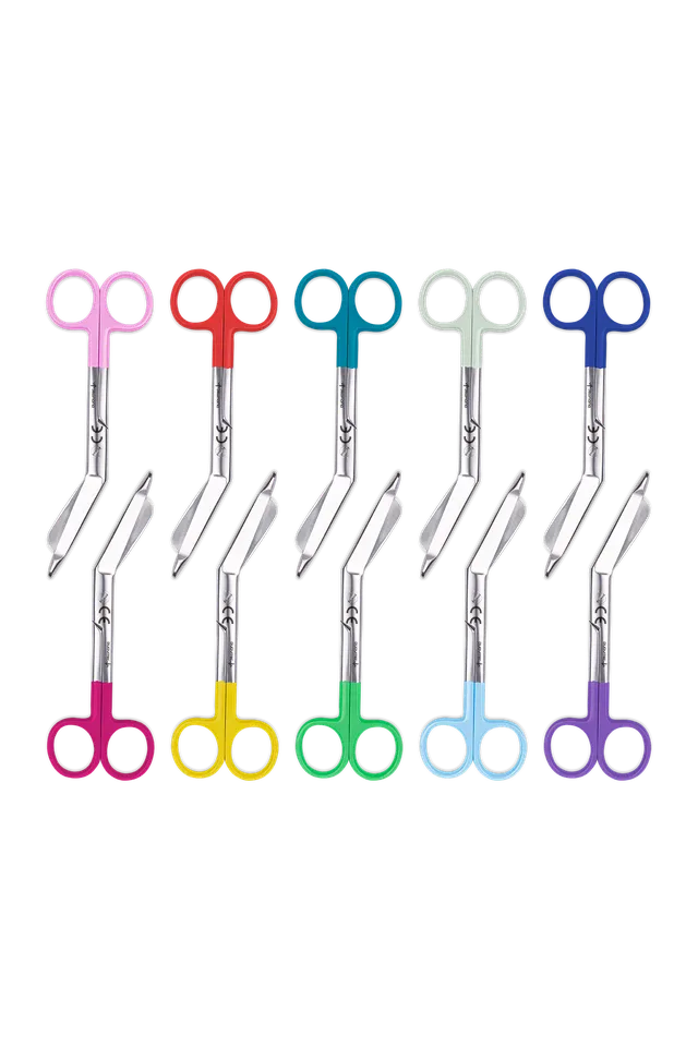 Enfermania Instrumental ciseaux bandage inox lila 14cm