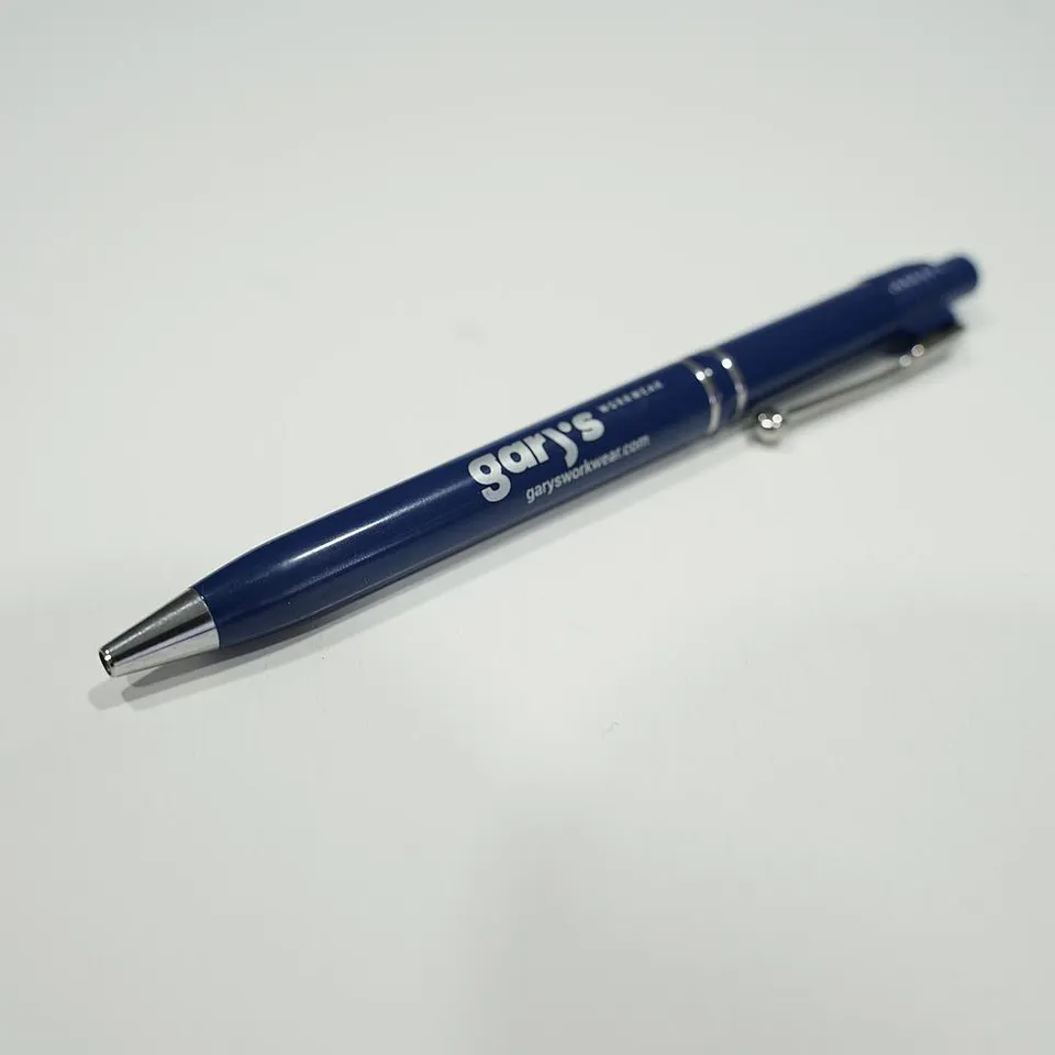 GARY'S Pen stylo bille bleu rétractable encre bleue