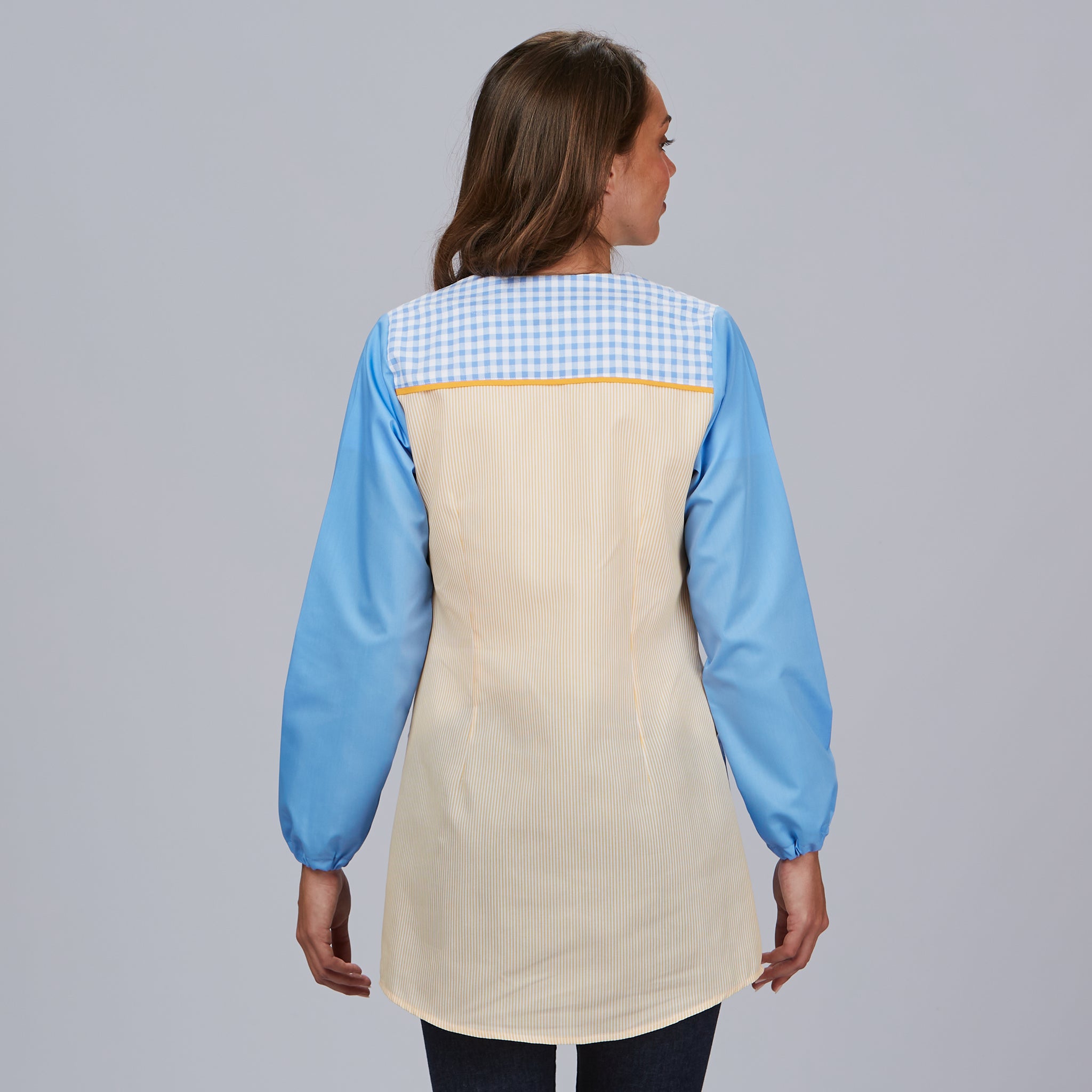 Gary's Robes blouse femme Fauna vichy jaune