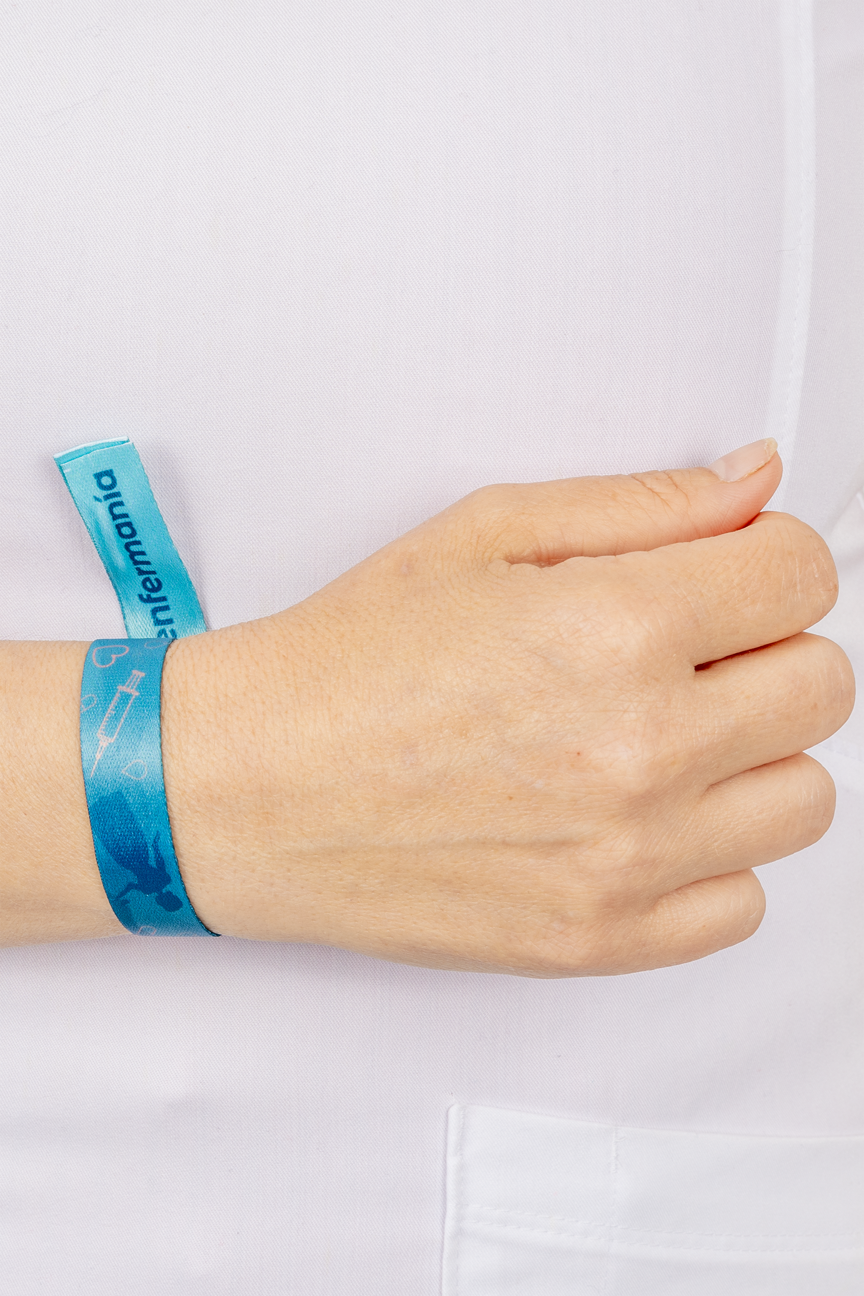 Enfermania Nightingale bracelet infirmière imprimé multicolore