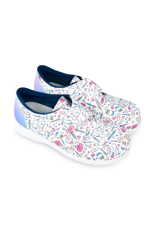 Enfermania Colorful chaussure vegan velcro infirmière