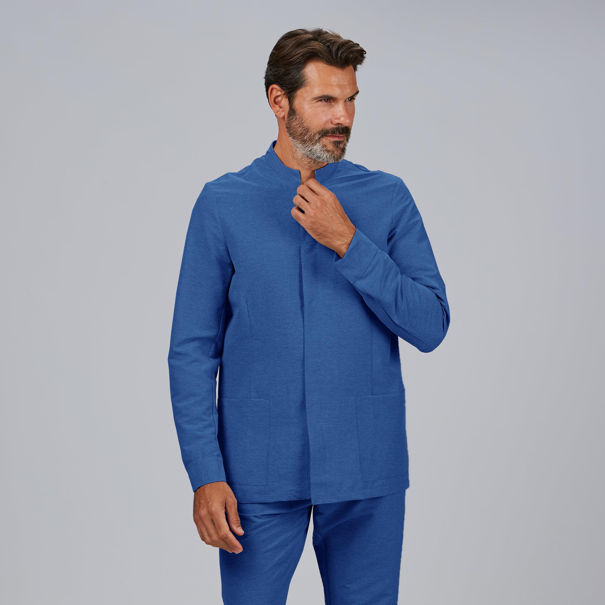 Gary's Eric Jasper blouse médicale homme manches longues sable