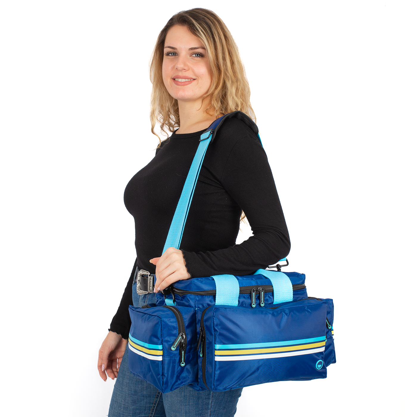 Enfermania Eighties Blue sac médical polyester 21,6 L Eighties Blue