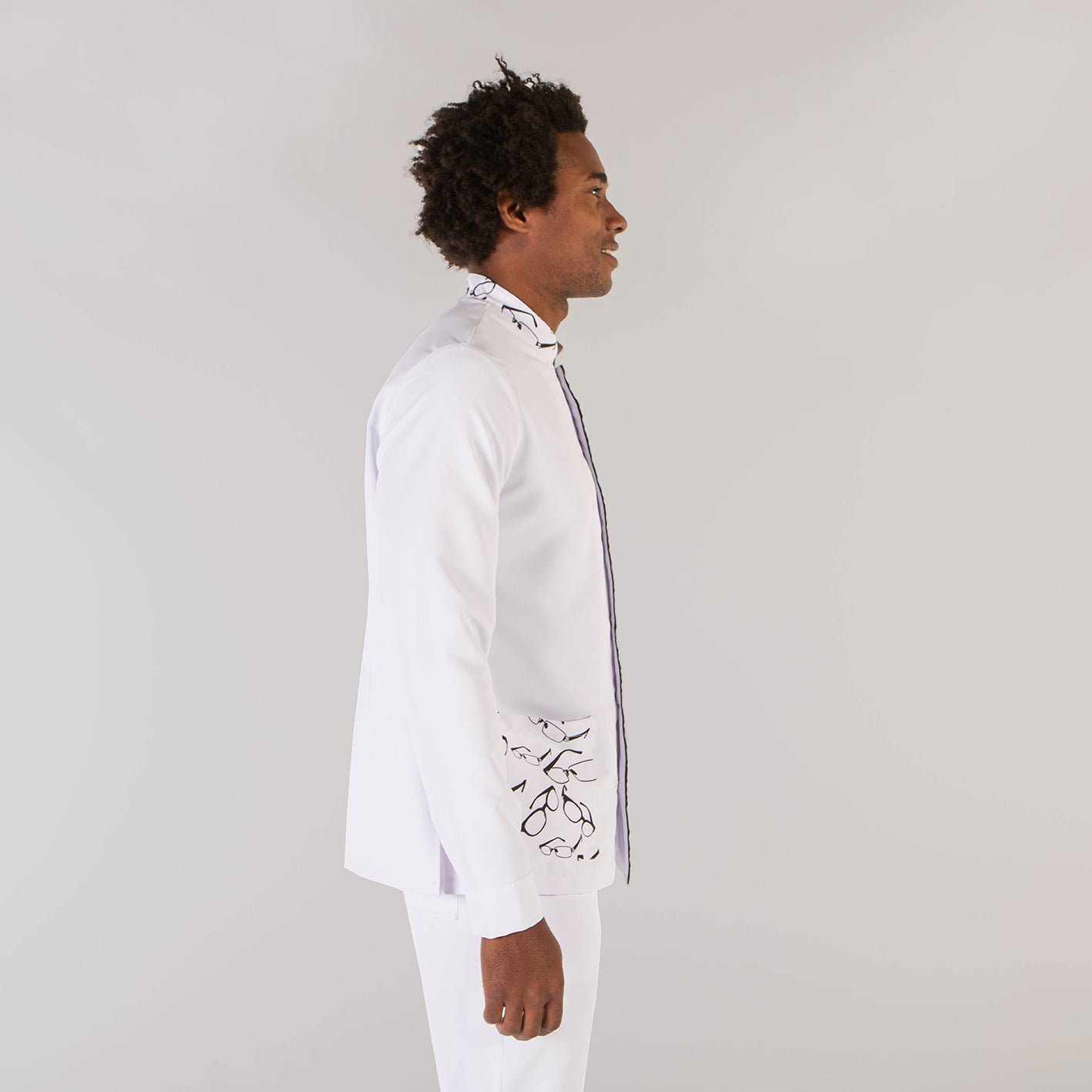 Gary's Ferrán blouse médicale homme noir microfibre