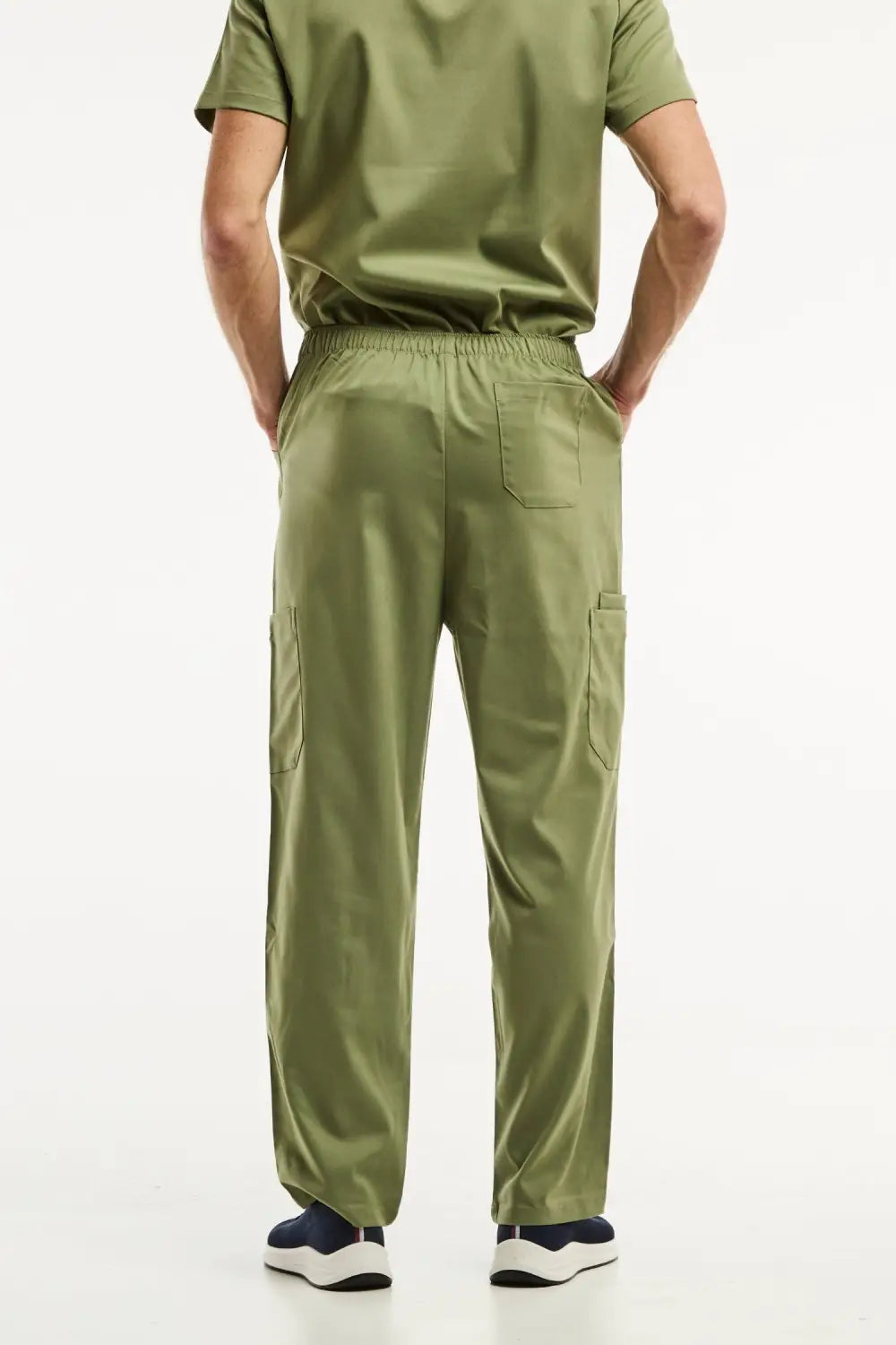 Aelin LUCA pantalon médical homme vert olive stretch