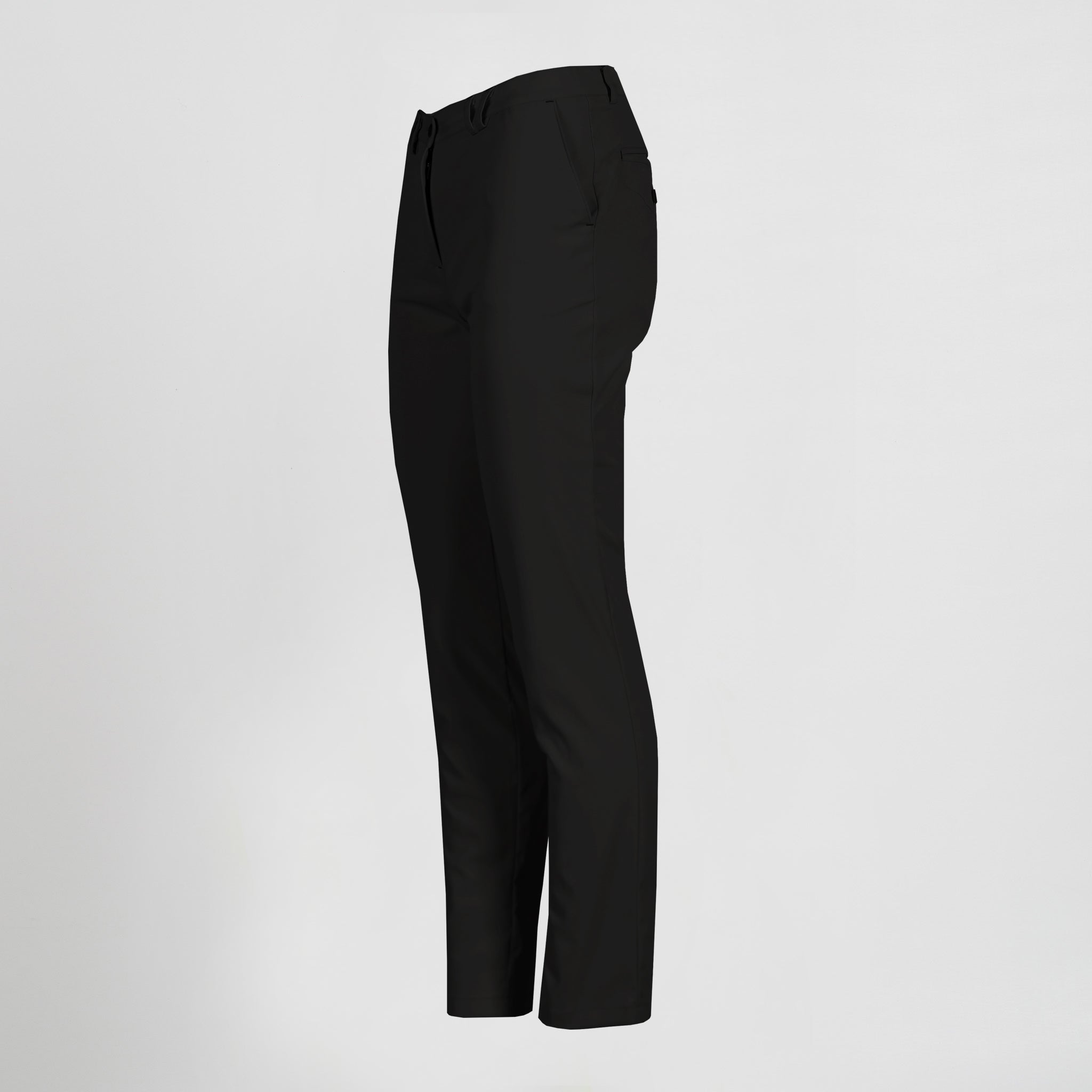 Gary's T400 Pantalon Chino Femme Noir Polyester Stretch
