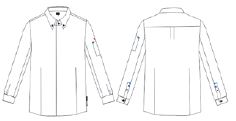 GARY'S Jonsu veste cuisine unisexe blanche