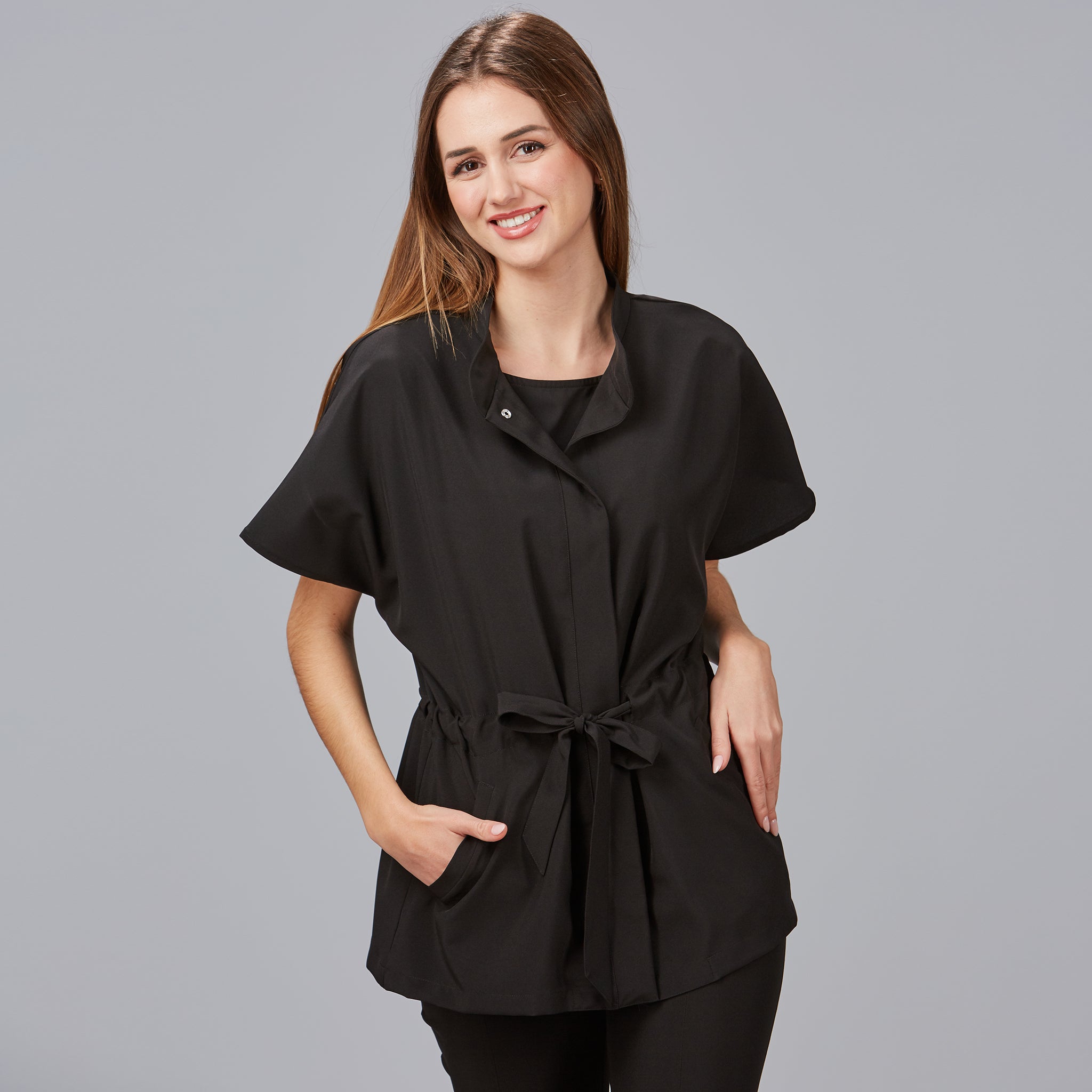 GARY'S Magnolia Blouse Femme Noire Zip