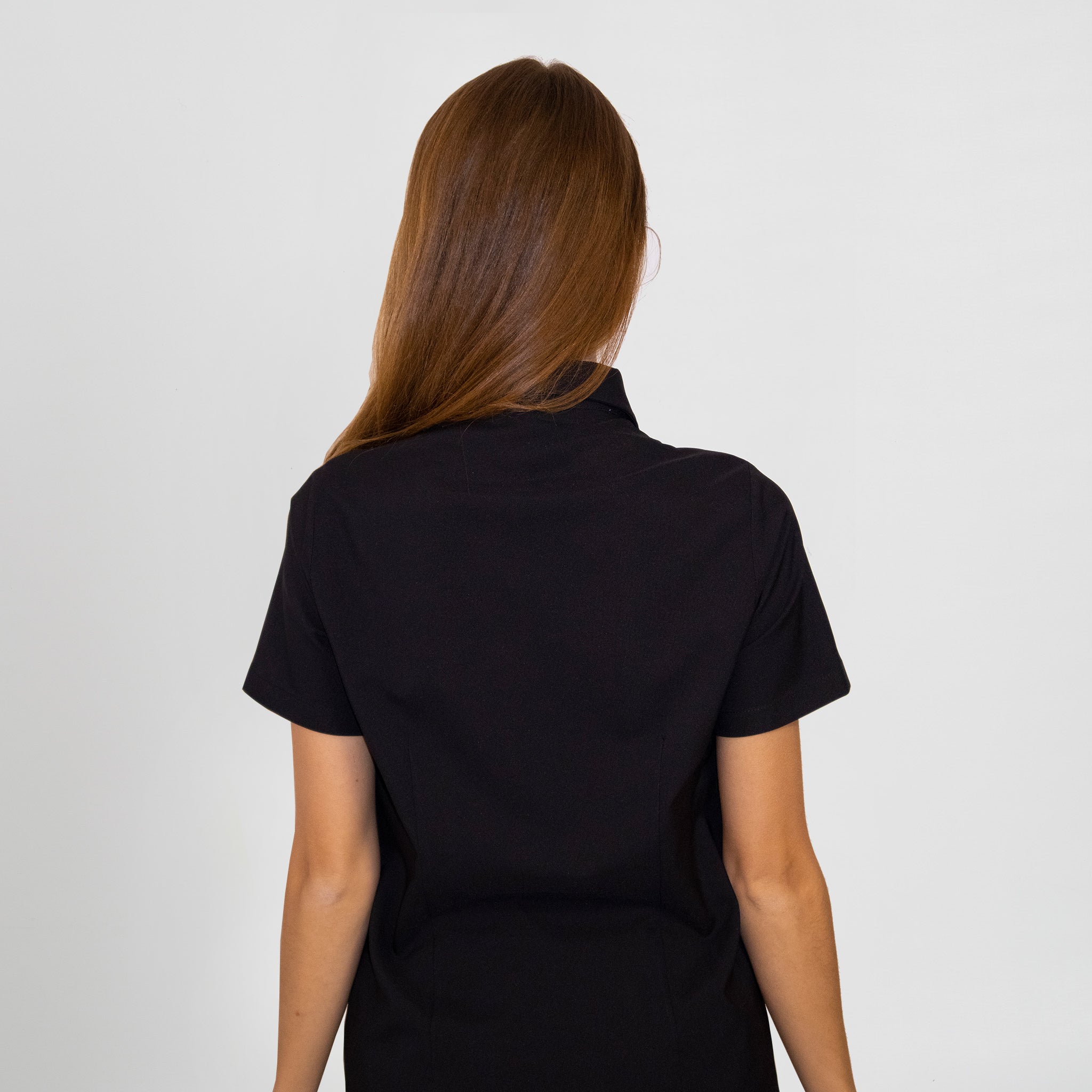 GARY'S Nuria Elastik polo femme blanc polyester stretch