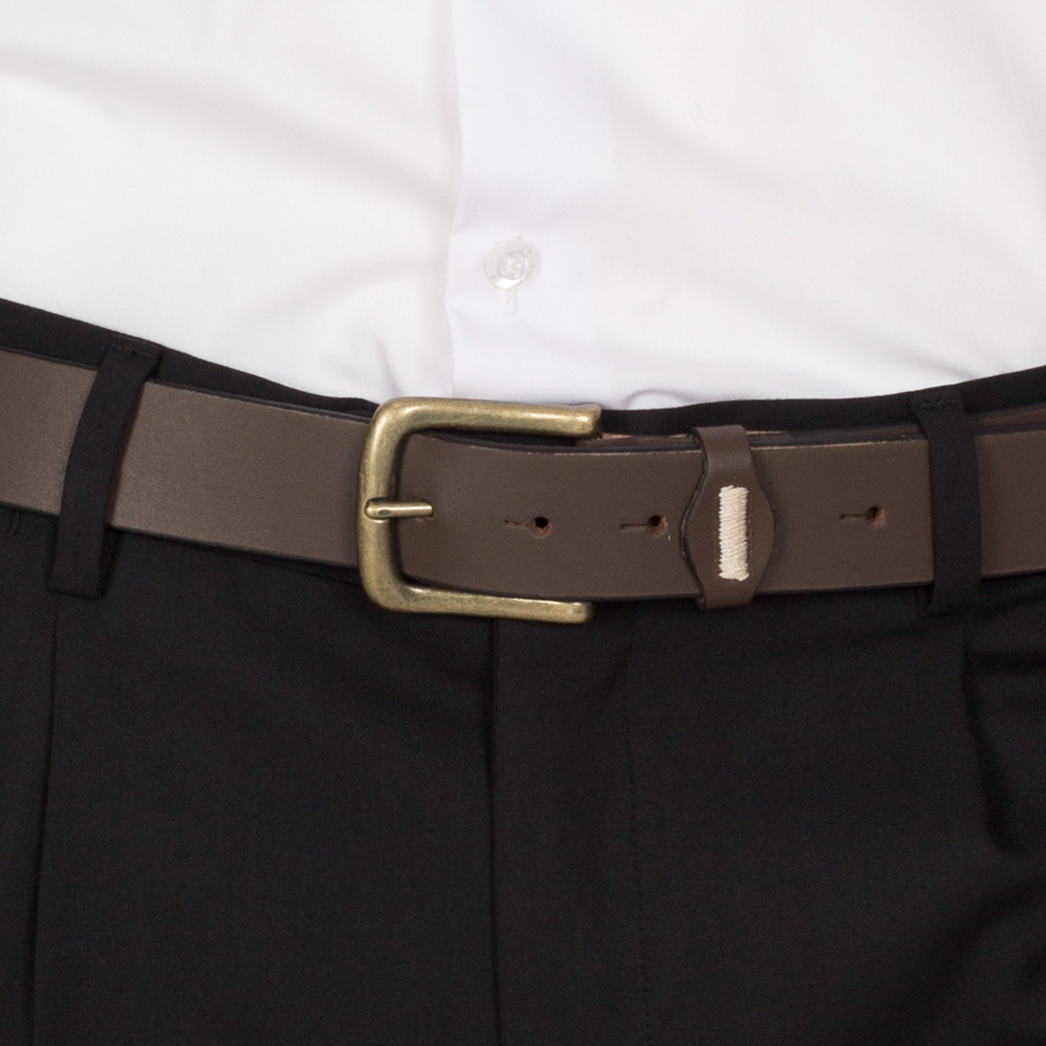 Gary's Add-Ons Belt Sport ceinture cuir marron 90