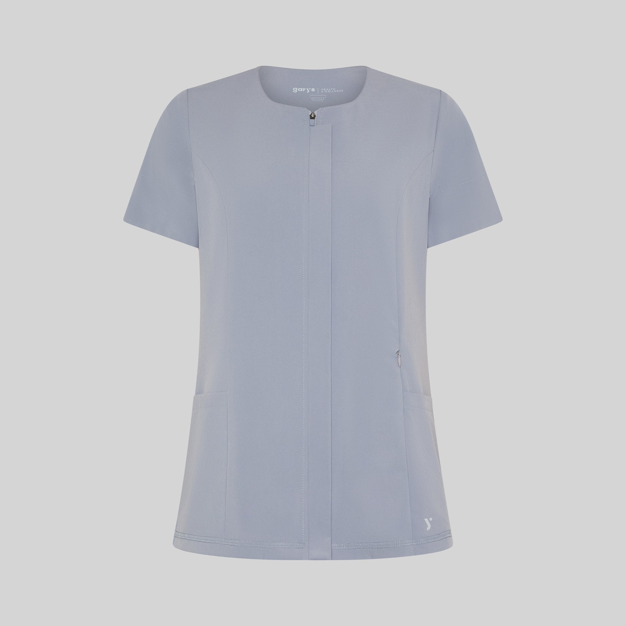 Gary's Jana Blouse Femme Col Carré Noire Stretch